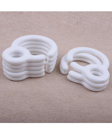 10pcs Baby-Friendly Plastic Hooks for Toy/Teether/Pacifier | Food Grade, Stroller/Crib Attachment - Buy Online on GoSupps.com