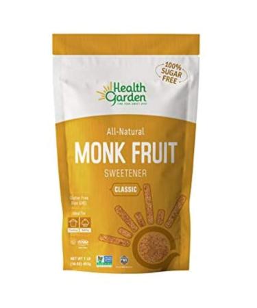 Health Garden All-Natural Monk Fruit Sweetener Classic 1 lb (453 g)