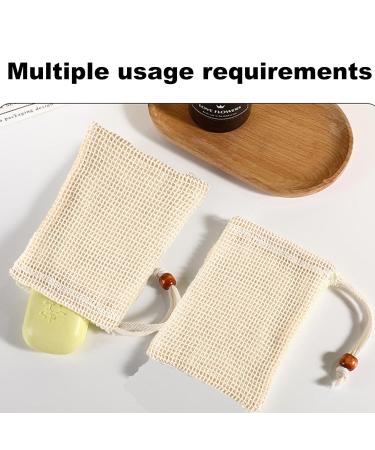 4 Pack Soap Bags - Perfect for Solid Shampoo Bathing Peeling & Travel | Eco-Friendly Soap Sacks for Foaming & Drying - Buy Online on GoSupps.com