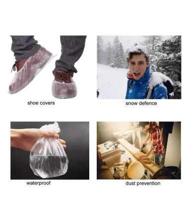 100 Pcs Disposable Shower Caps - Waterproof, Elastic, Clear - Ideal for Women, Men, Spa, Hotel, Salon - Portable and Multi-Functional - Buy Online on GoSupps.com