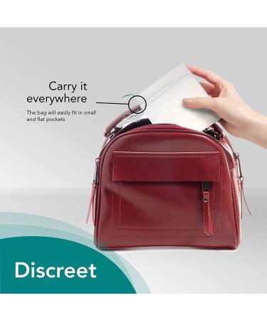 CareBag Vomit Bag with Absorbent Pad - Box of 20 Bags | Medical Grade Disposable Nausea Bag for Travel | Barf Bags for Car, Uber & Lyft - Buy Online on GoSupps.com