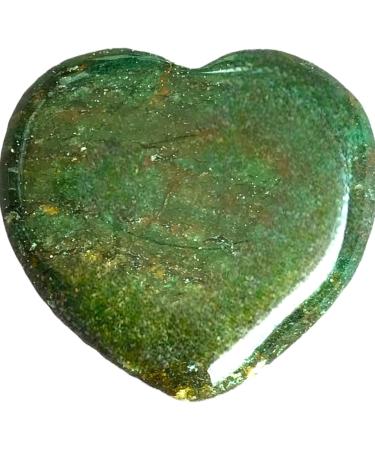 Steinfixx Large Gem Heart | Heilstein Gl cksstein | Chakra Massage Stone | Perfect Gift for Loved Ones (Epidot) - International Shipping Available - Buy Online on GoSupps.com