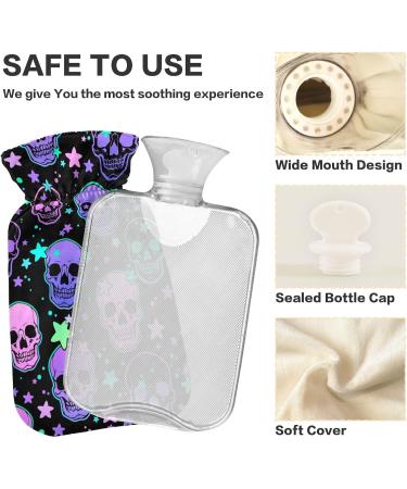 Shop Naanle Bright Human Skulls Hot Water Bottle | 2L Heat & Cold Therapy for Pain Relief - Buy Online on GoSupps.com