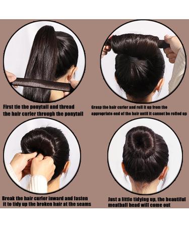 6 PCS Bun Makers For Hair Women's Hair Bun Hair Bun Hair Donut Bun Fast Easy Snap Doughnut Styling French Twist Fold Wrap Design Hair Donut Bun Make For Girls Women Hair Bun Maker(3 Colors) - Buy Online on GoSupps.com