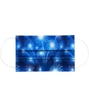 ZQP BEUU 100PCS Happy New Year 2021 Disposable_Face_M sks with a Elastic Earloop for Adult Multiple Pattern Combinations 3-ply Face Facial Protection Pads for Party High Filtration and Ventilation - Buy Online on GoSupps.com