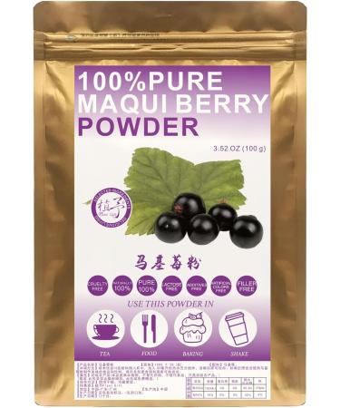 Plant Gift 100% Pure Maqui Berry Powder 100G/3.25oz Non-GMO Powder No Filler No additives Natural Maqui Berry Flour Best Flavor for Smoothie Drinks Tea and Baking Adds Flavor and Taste 2UK-PO0022 - Buy Online on GoSupps.com