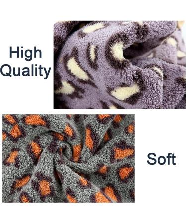 Seloobant Leopard Print Microfiber Towel Set - Super Absorbent Quick Dry Hair Towels (3 Pack) for Ultimate Hair Care - Buy Online on GoSupps.com