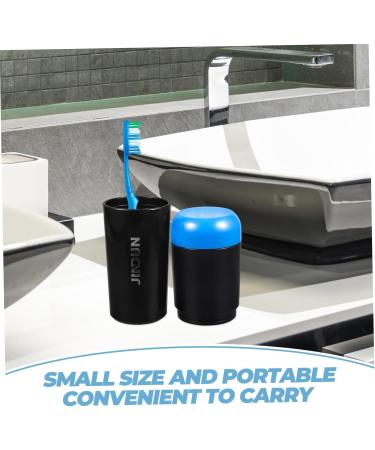 Foytoki Box Toothbrush Holder & Toothpaste Organizer - Travel-Friendly Reusable Toothbrush Cup & Container - Buy Online on GoSupps.com