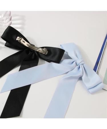 Cherjoury Sweet Ballet Ribbon Hair Bows Hair Clip Lazy Hairpin Women Barrettes Ponytail Holder for Lady Girls Hair Styling Tool White - Buy Online on GoSupps.com