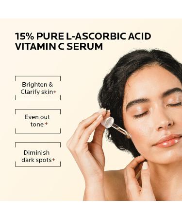 ZealSea 15% Vitamin C Serum with E, Ferulic Acid | Anti-Aging Brightening, Dark Spot Corrector, Moisturizer | Reduce Wrinkles | 1 Fl Oz - Buy Online on GoSupps.com