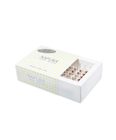 Napura Detox Tea Power Ampoules | Hyaluron Face Care for Dry Skin | Hydrating Facial Treatment 30x2ml - Buy Online on GoSupps.com