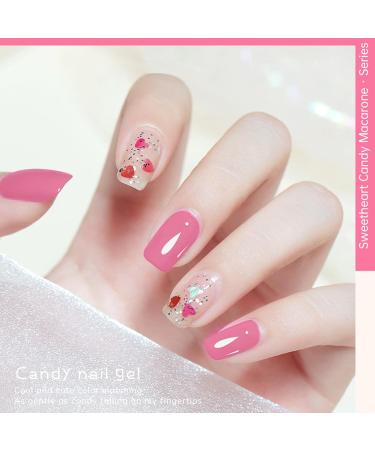 Pink Nail Polish Highly Pigmented Nail Varnish Long Lasting & Chip Resistant Nail Polish Natural Pink Nail Gel for Girls Quick Dry Nail Polish for Art Manicure DIY at Home - Buy Online on GoSupps.com