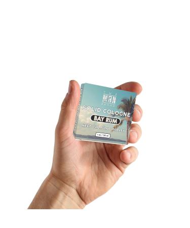 Solid Cologne Men's Bay Rum Cologne for Men Wax Bay Rum Solid Cologne for men Solid Perfume with a Bay Rum and coconut scent (1 Ounce Bay Rum Mens Cologne Balm) - Buy Online on GoSupps.com