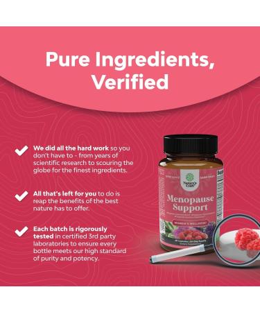 Menopause Relief Supplement with Dong Quai, Vitex, Chaste Berry, Black Cohosh - 30 Servings - Buy Online on GoSupps.com