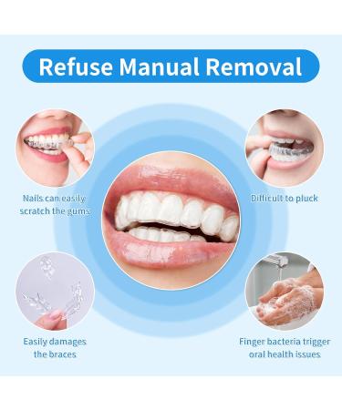 Kingbzis 25PCS Aligner Removal Tool - Removal Aligner Tooth Hook for Invisible Braces-5 Colors Invisalign Remover Tool for Invisalign Removable Retainers Braces Removal Kit - Buy Online on GoSupps.com