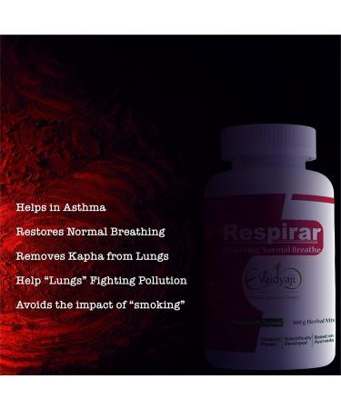Pexal eVaidyaJi Respirar 100Gm for Respiratory Wellness | Relieves Coughing & Asthma Symptoms | Protects Lungs from Pollution | Natural Respiratory Support - Buy Online on GoSupps.com