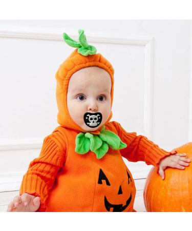 Bexdug Baby Pacifier - Funny Halloween Pumpkin Skull Vampire Teeth Soother for Babies | Perfect Halloween Decor - Buy Online on GoSupps.com