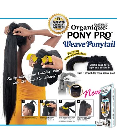 FreeTress Milky Way Organique Pony Pro Sleek Straight Ponytail (1B) - Shop Now! - Buy Online on GoSupps.com