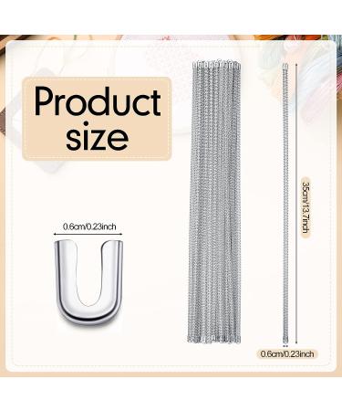 24 Piece 1/4 x 13.7 Inch Spiral Steel Metal Boning Set for Corsets with Tips - 6mm - Buy Online on GoSupps.com