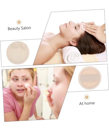 FOMIYES 2 Sets Loofah Face Wash Beauty Natural Loofa Women Cleaning Pads Reusable Facial Pads Loofah Puff Facial Sponge Round Makeup Depotting Kit Miss Makeup Remover Accessories - Buy Online on GoSupps.com