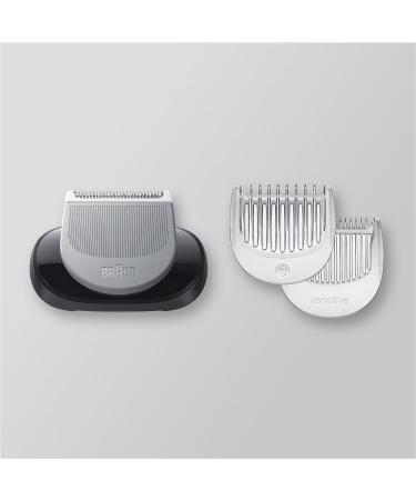 Braun EasyClick Body Groomer Attachment for Series 5, 6, and 7 Electric Shavers - Grey, 3 Trimming Lengths - Buy Online on GoSupps.com