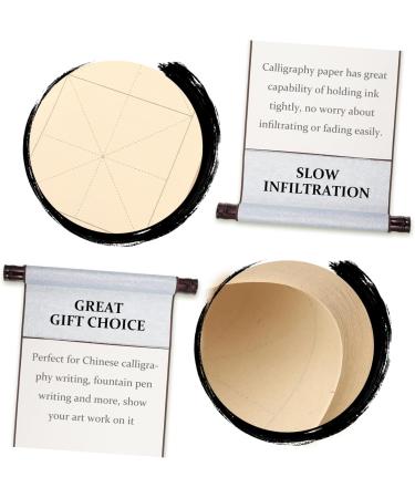 COHEALI 200 sheets Sumi Xuan Grids China Writing Grid Paper Calligraphy Practice Rice Art for Couplet As Shown 39x12cm - Buy Online on GoSupps.com