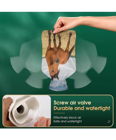 Sky Horse Hot Water Bottle with Plush Cover - Ideal Bed Warmer for Adults & Kids - 26.5x15.3cm - International Shipping Available - Buy Online on GoSupps.com
