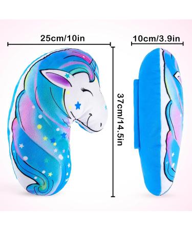 Beinou Unicorn Car Seat Belt Pillow - Soft Shoulder Protector for Kids & Adults - Travel Cushion for Head & Neck Support - Green - Buy Online on GoSupps.com