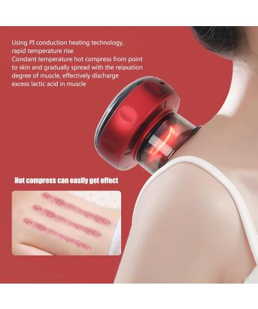 Electric Smart Dynamic Cupping Set & Gua Sha - Adjustable 12 Temperature Levels & Suction Power for Cellulite Massage | International Shipping Available - Buy Online on GoSupps.com