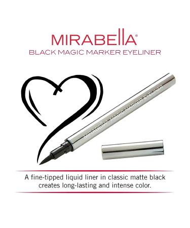 Mirabella Black Magic Marker Liquid Eyeliner - Precise & Long-Lasting Waterproof Formula - Buy Online on GoSupps.com