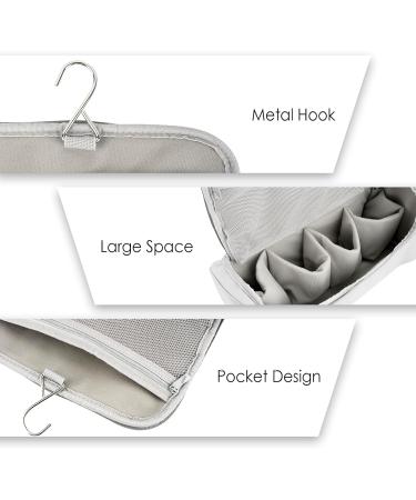 Travel Hair Dryer Case for Dyson Airwrap - Portable Carrying Bag with Non-slip Hook | Hair Tools Storage for Straighteners & Curling Irons (Gray - Buy Online on GoSupps.com