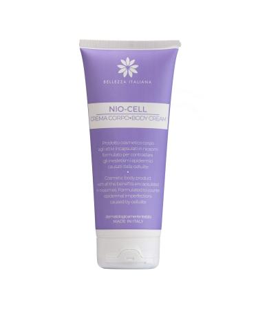 BELLEZZA ITALIANA Nio-Cell 200 ml 100% Made in Italy Anti-cellulite Body Cream for smoother skin