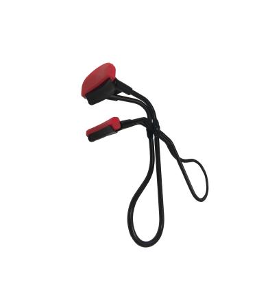 Alluring Mini Eyelash Curler Red/Black for Inner & Outer Corner Lashes