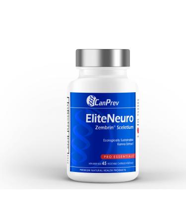 CanPrev - EliteNeuro Zembrin Sceletium 45 v-caps - Helps Support Cognitive Function in Adults - Helps Support Cognitive Performance Mental Focus and Concentration