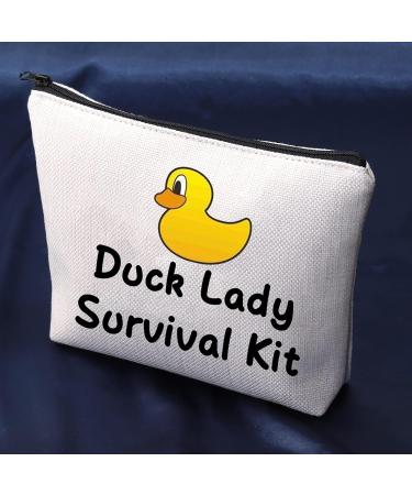 Duck Lady Survival Kit: Cute Makeup Bag for Duck Lovers | Unique Farm & Backyard Gifts - Buy Online on GoSupps.com