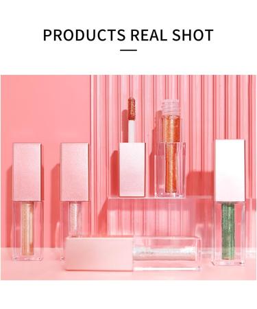 Liquid Eyeshadow 38g Sparkling Eyeshadow Liquid Pearlescent Eyeshadow Nonsmudge Waterproof and Long Lasting Bronze Gold - Buy Online on GoSupps.com