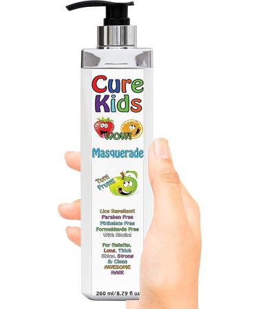 Cure Kids Wow! Masquerade Tutti Fruity Conditioner 8 oz - Safe Detangling for Children's Hair with Biotin - Buy Online on GoSupps.com