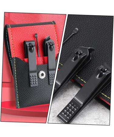 4 Sets Nail Scissors Set Nail Kit Ear Cleaning Kit Pedicure Tools Under Nail Cleaner Tool Toenail Scissors Ear Wax Nail Care Supply Portable Nail Clipper Ear Spoon Stainless Steel Healeved - Buy Online on GoSupps.com