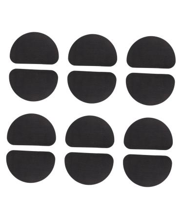 FOMIYES 48 Pairs Non-Slip Stickers Noise Reduction Stickers Non Skid Shoe Pads Shoes Sole Protector Non Skid Pads for Shoes Non-Slip High Sole Pads Bottom of Shoes Non Shoe Stickers Rubber