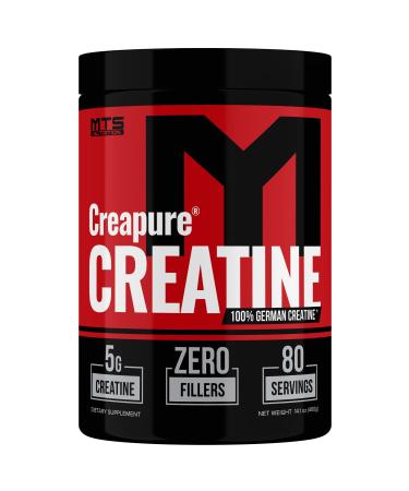 MTS Nutrition Creapure Creatine Powder - Muscle Growth & Recovery Supplement - 80 Servings Unflavored