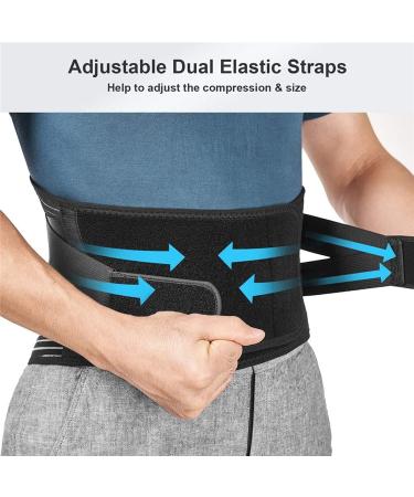 Back Support Belt for Men and Women Lower Back Brace for Pain Relief Breathable Lumbar Brace for Heavy Lifting Herniated Disc Sciatica Scoliosis (Size : Large) (Medium) (Small) - Buy Online on GoSupps.com