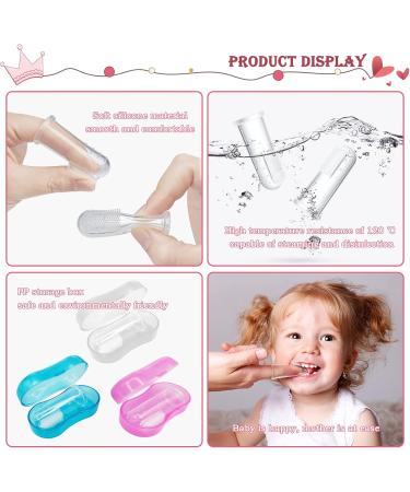 Shop Xtudou Toothbrush Set - 4 Portable Etui 8 Covers & 3 Silicone Baby Toothbrushes - Perfect for Travel Camping & Home | 4 Color Options - Buy Online on GoSupps.com