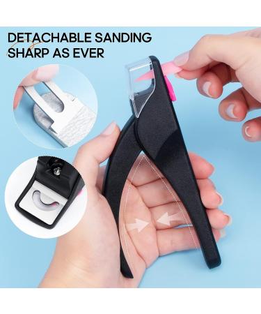 AORAEM Adjustable Nail Clippers & File - False Nail Cutter Tool for Extensions - Home DIY Black - Buy Online on GoSupps.com
