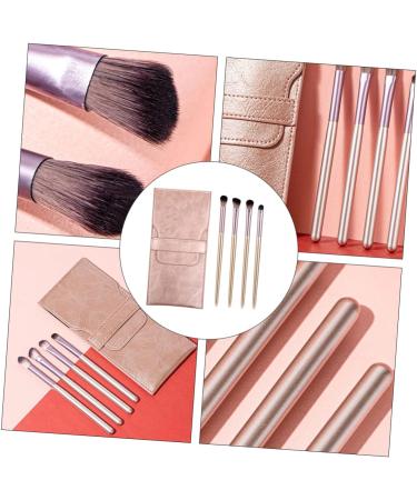 WOONEKY 1 4pcs Eye Makeup Brushes Eyeliner Brush Mini Brush Makeup Brush Kit Beauty Brush Plastic Pink - Buy Online on GoSupps.com