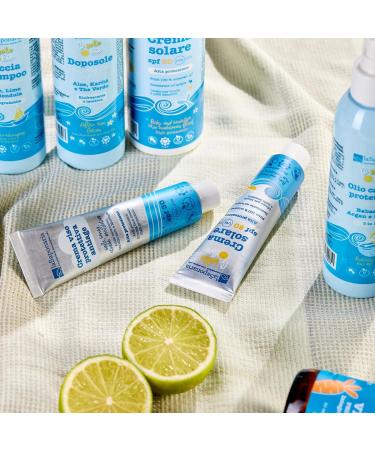  La Saponaria La Saponaria - Anti-aging Biological Protection Face Cream with SPF 30 Non-Dwarf Physical Filters 40 ml Mattifying Effect with Hyaluronic Acid Blackberry and Vitamin E - Buy Online on GoSupps.com