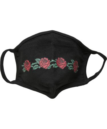 Buy Urban Classics Unisex Roses Face Mask 2-Pack | Fashion Scarf - Black One Size | International Shipping Available - Buy Online on GoSupps.com