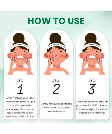 Nose Strips Blackhead Remover - 5 Pairs of Pain-Free Pore Cleansing Patches | Easily Removes Blackheads & Pores - Buy Online on GoSupps.com
