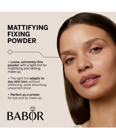 Babor Make-Up Mattifying Fixing Powder | Loose Powder for Shine Control & Skin Tone Adaptation | 20g International Shipping - Buy Online on GoSupps.com