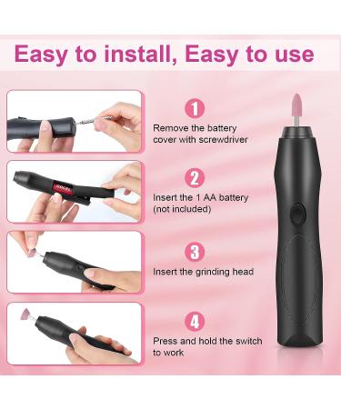 Linkax Electric Nail Drill and Grinder Kit - Portable Manicure Tools for Grooming and Polishing Nails at Home - Perfect Gifts for Women and Kids - Buy Online on GoSupps.com