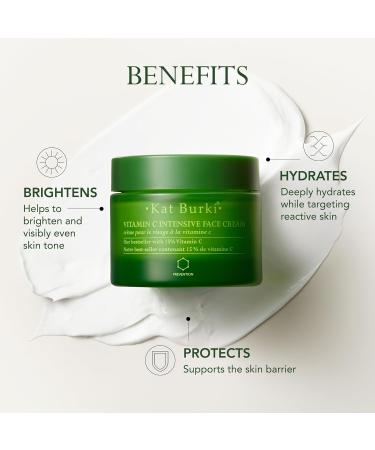 KAT BURKI 15% Stabilized Vitamin C Intensive Face Cream. Brightening Moisturizer for Glowing & More Firm Skin 1 Fl Oz (Pack of 1) - Buy Online on GoSupps.com